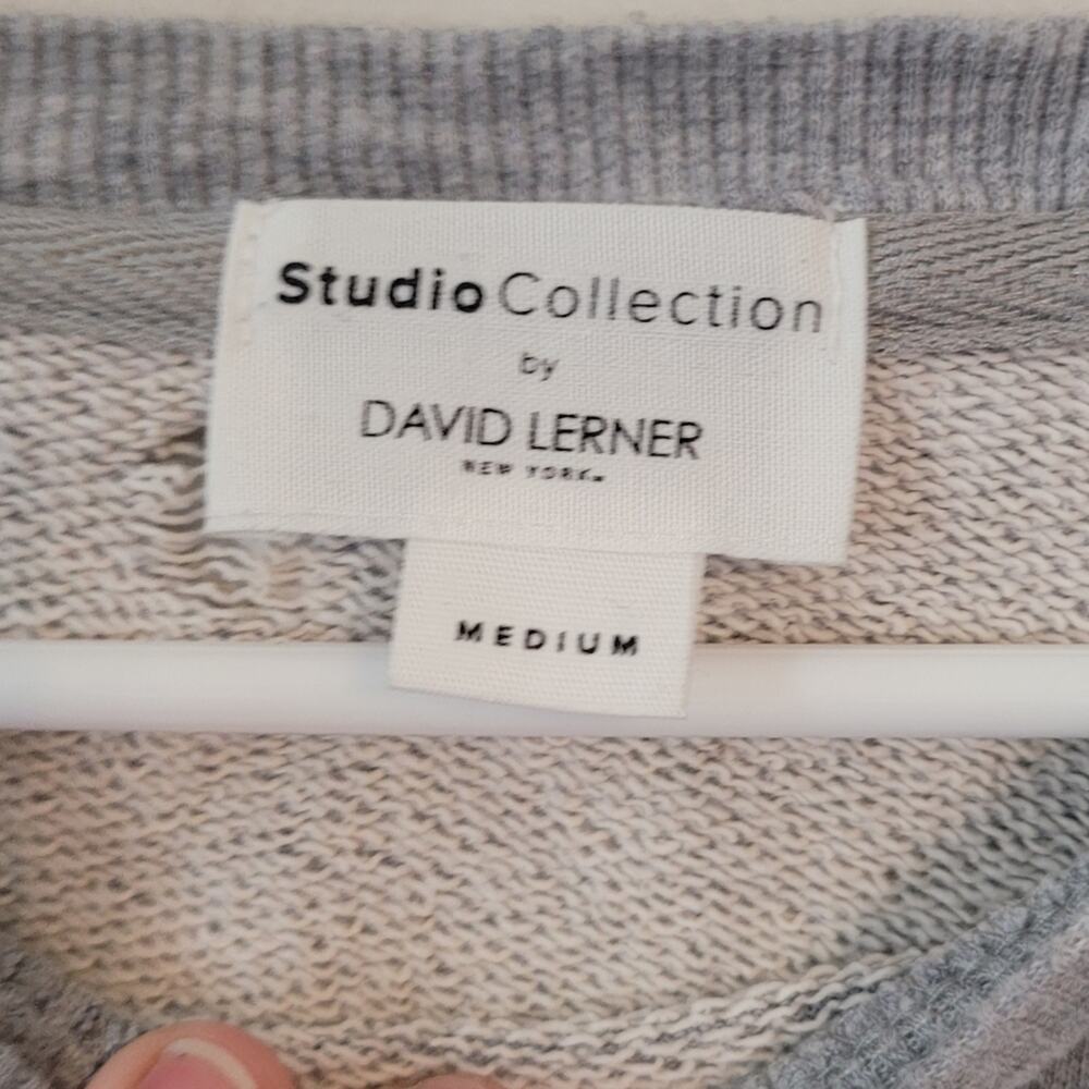 David Lerner Studio Collection Distressed Deconstructed Sweatshirt Medium - Picture 2 of 3